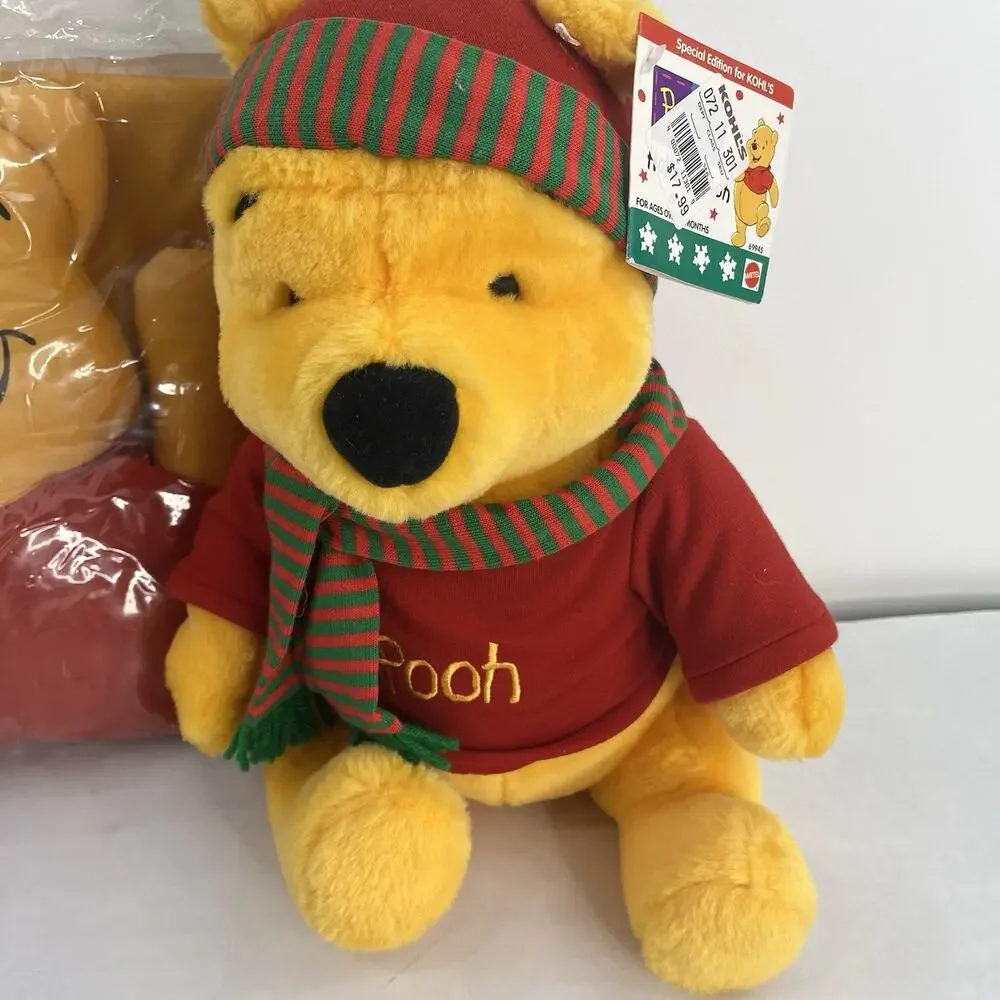 Winnie The Pooh Hanging Hamper Bag Laundry Pajama Toy Decorative Bag NOS Vintage